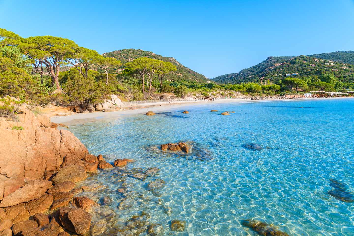 Hotels auf Korsika: Palobaggia Strand