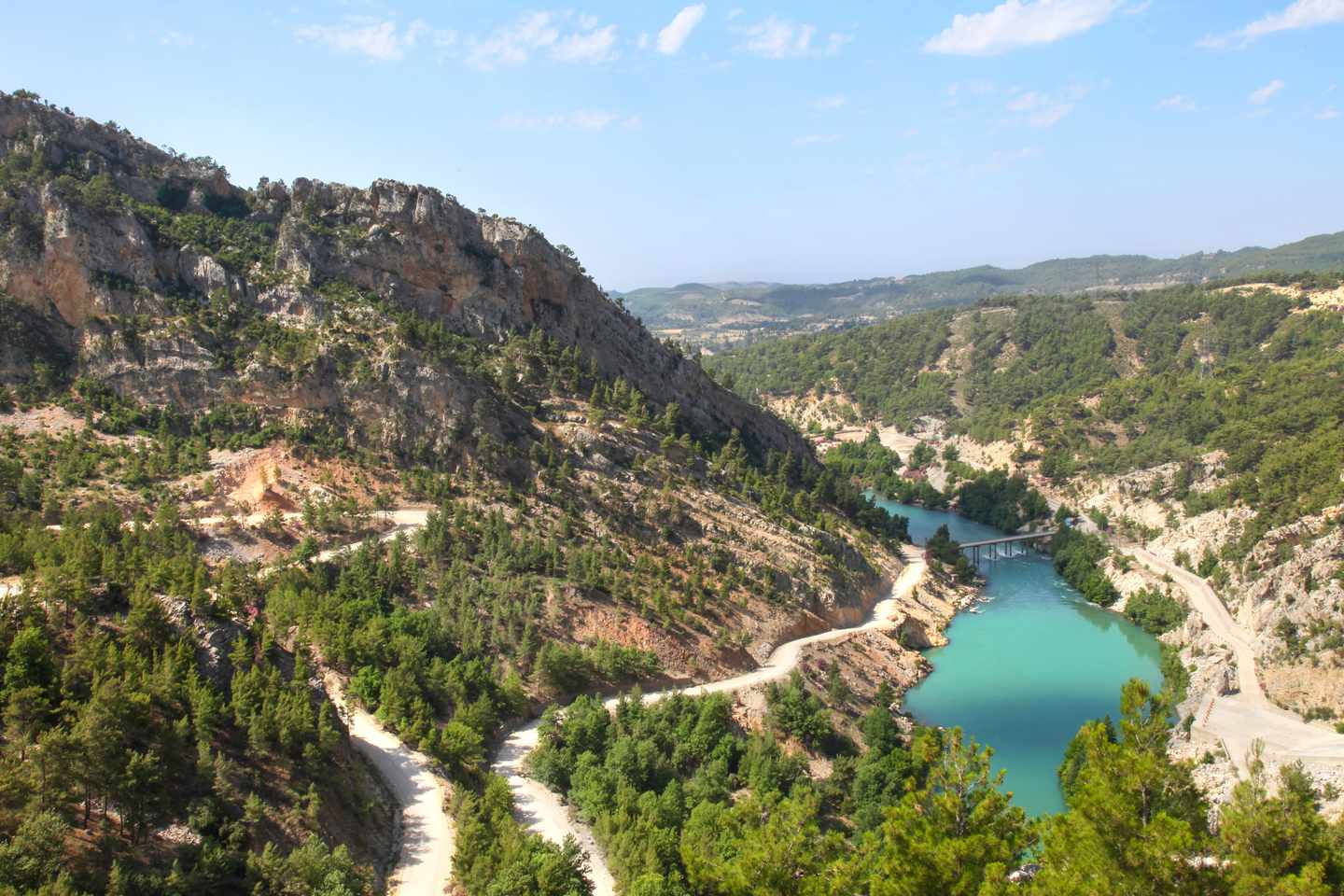 Side Urlaub: Grüner Canyon im Sommer