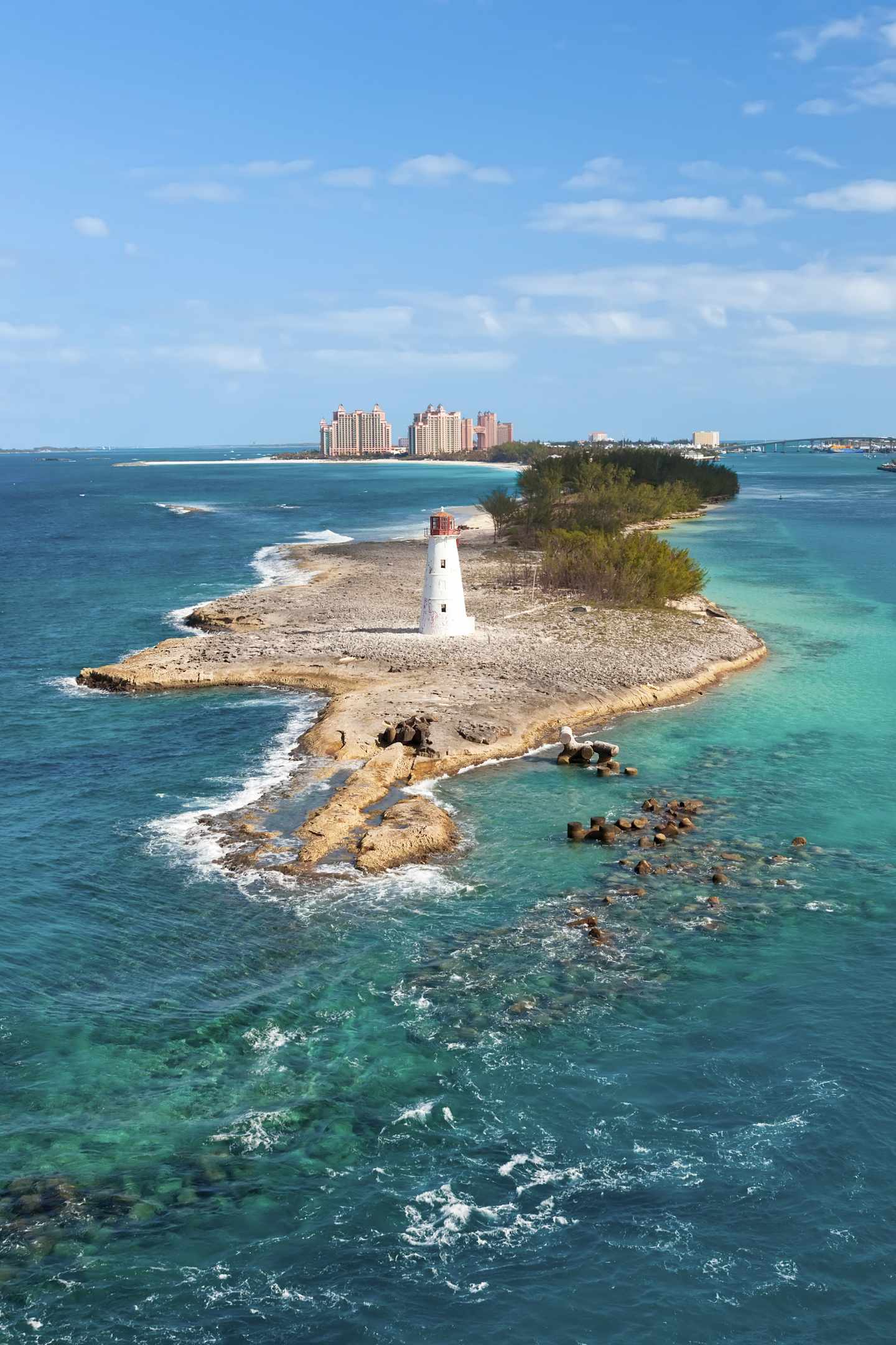 Bahamas Urlaub: Leuchtturm auf Paradise Island, Nassau 
