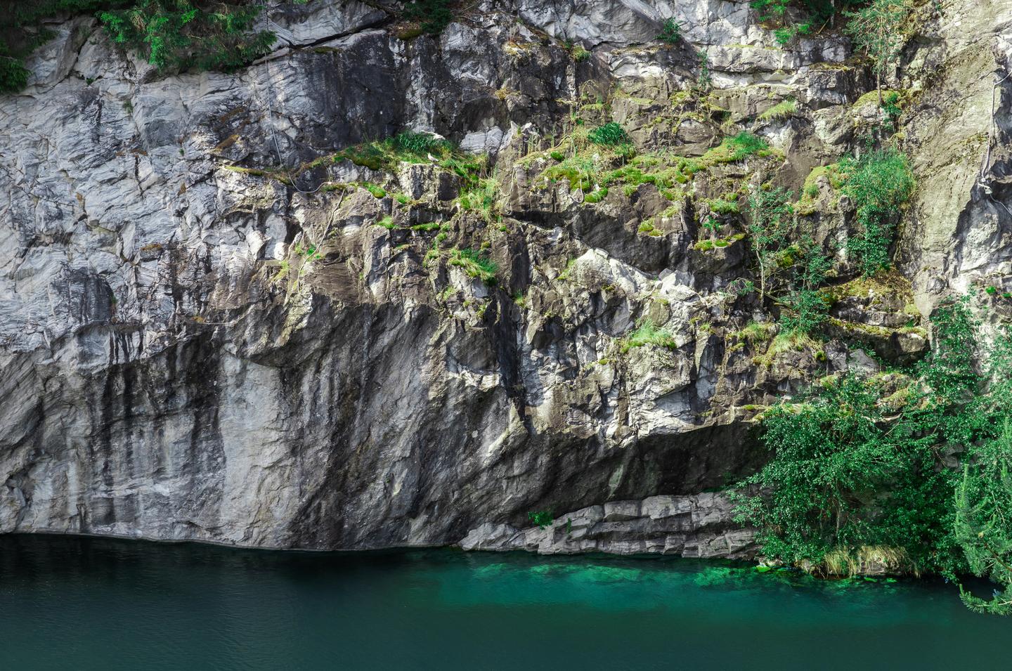 Seen Oberösterreich Steilwand Ufer