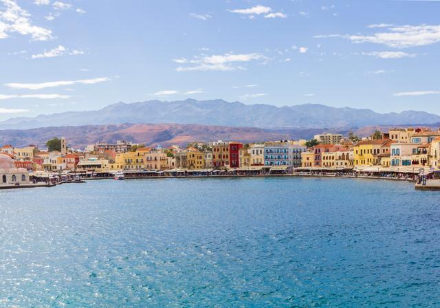 Blick über Chania auf Kreta
