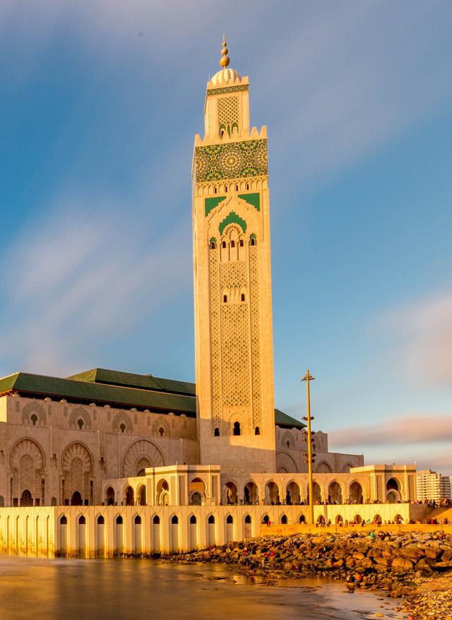 Marokko Urlaub Hassan-II-Moschee