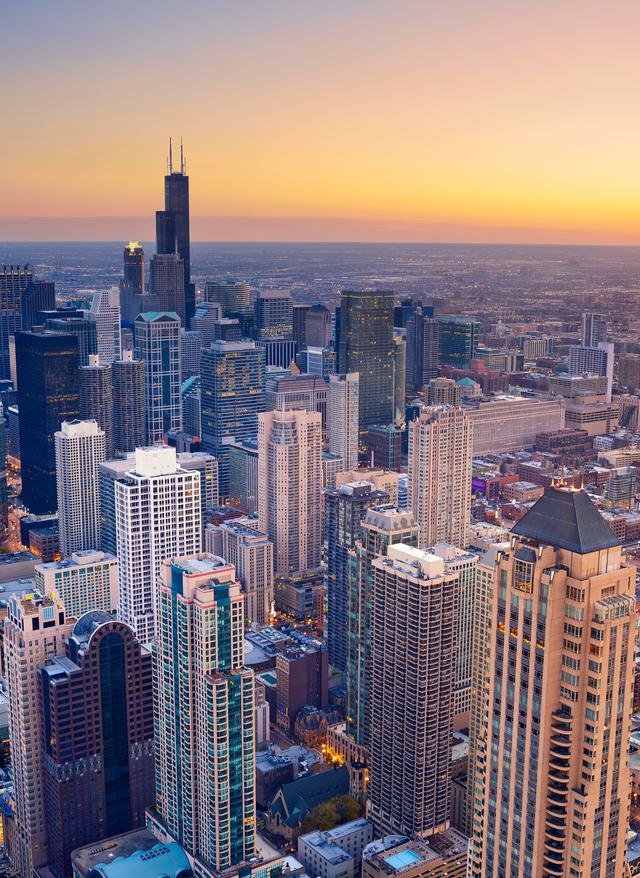 Chicago am Lake Michigan