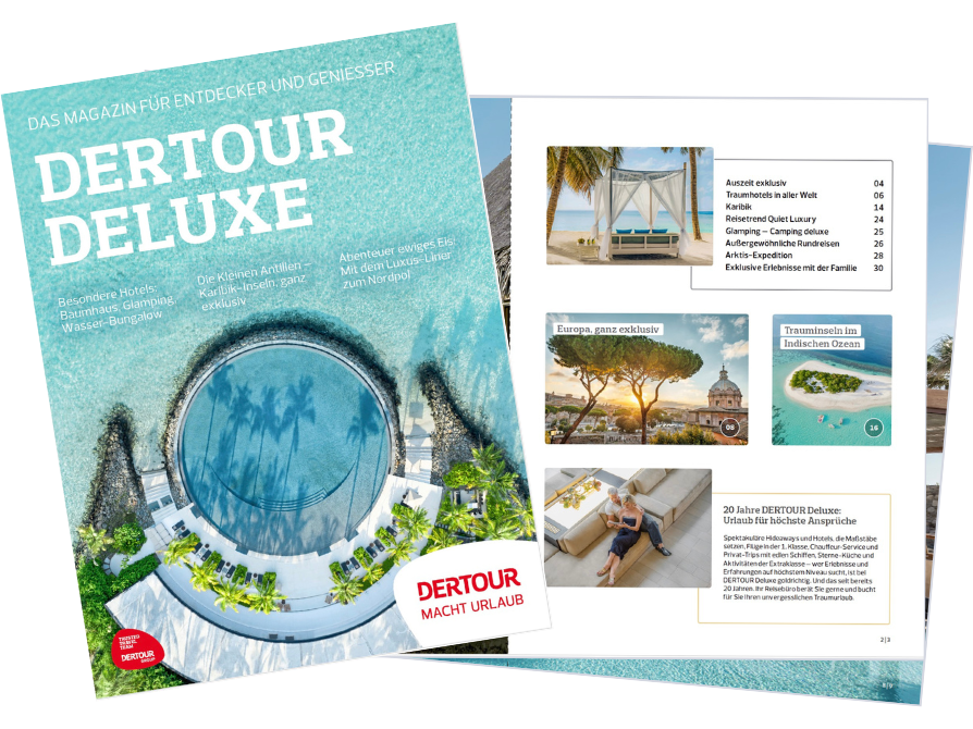 DERTOUR Deluxe: das Reisemagazin