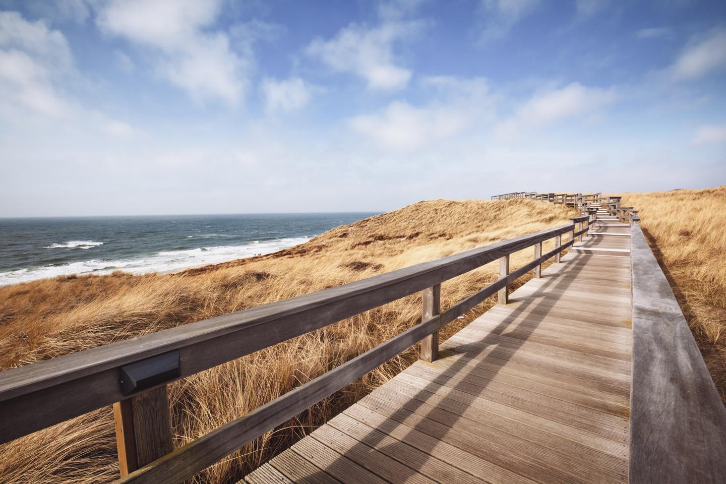 Steg am Strand von Sylt