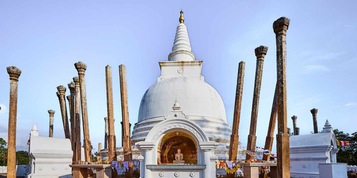 Der Thuparamaya-Tempel in Anuradhapura ist der älteste buddhistische Tempel Sri Lankas