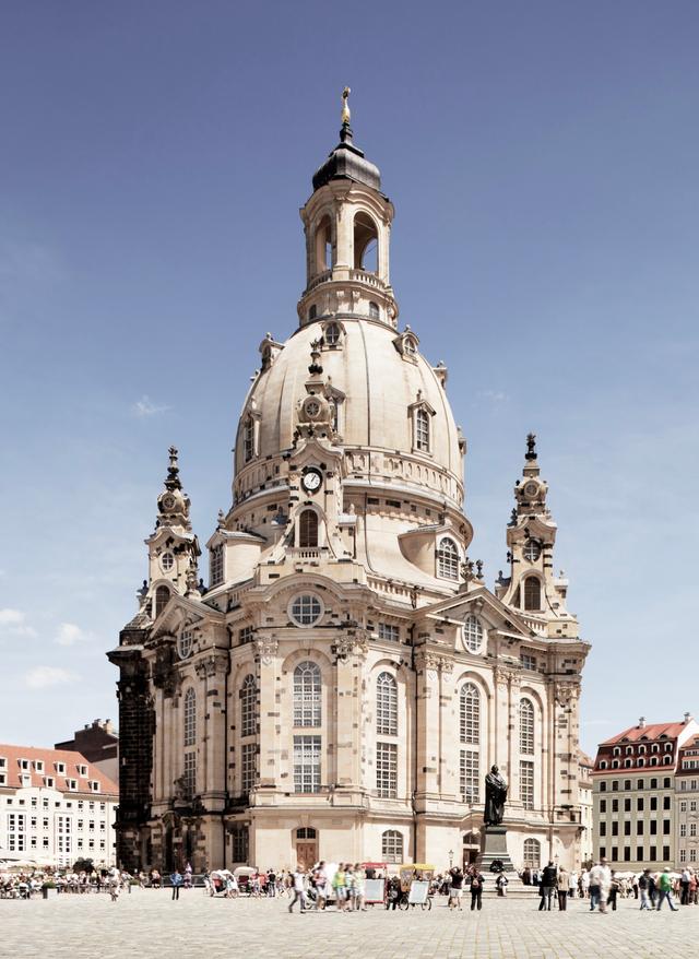 Sommer in Dresden Dresden Frauenkirche