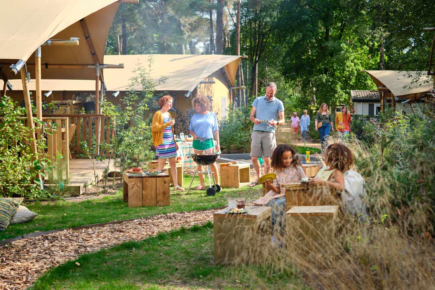 Glampingbereich im Europarcs