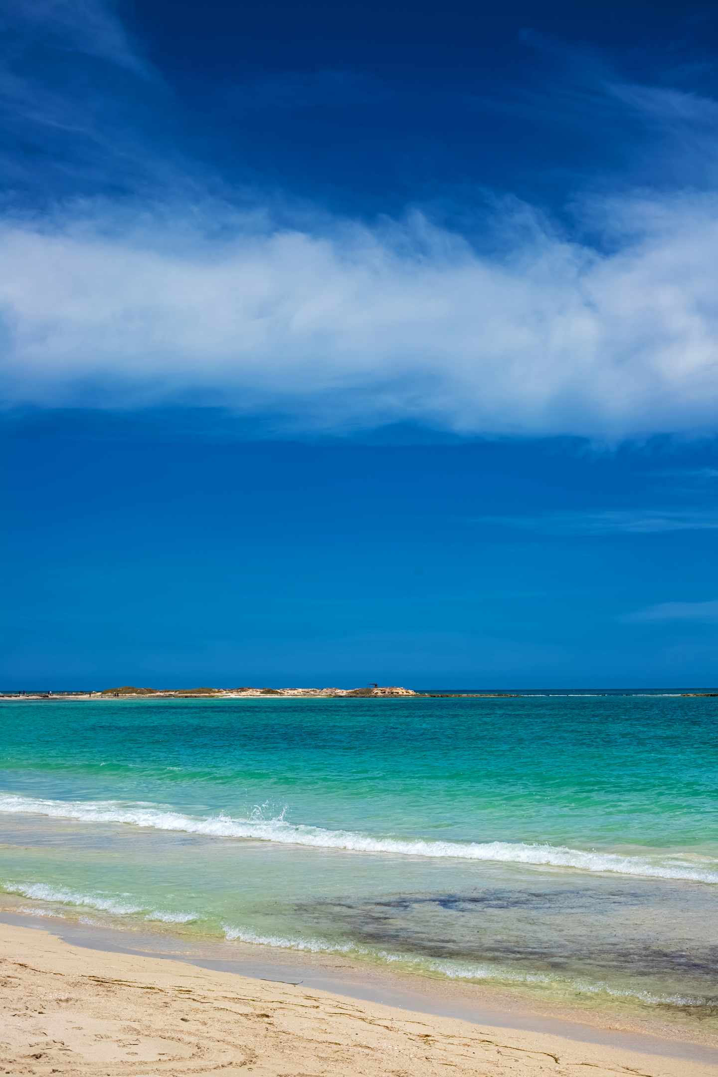 Djerba Urlaub: Herrliche Aussicht auf die Lagune, Die Küste, weißer Sandstrand und blaues Meer