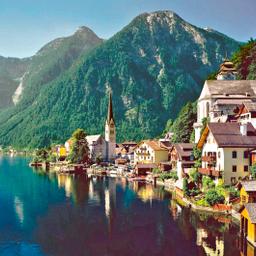 Berge und See in Oberösterreich
