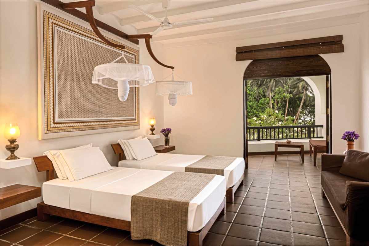 Zimmerbeispiel des Heritance Ayurveda Maha Gedara auf Sri Lanka